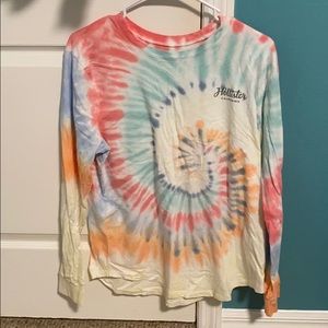 Women’s Hollister tie dye long sleeve shirt